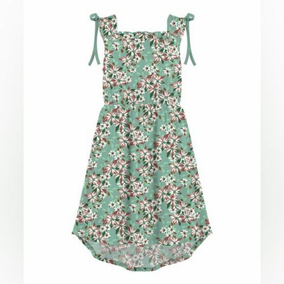 Trend Blossoms Sleeveless Hi-Low Midi Dress Kids sz 10 - Picture 1 of 15